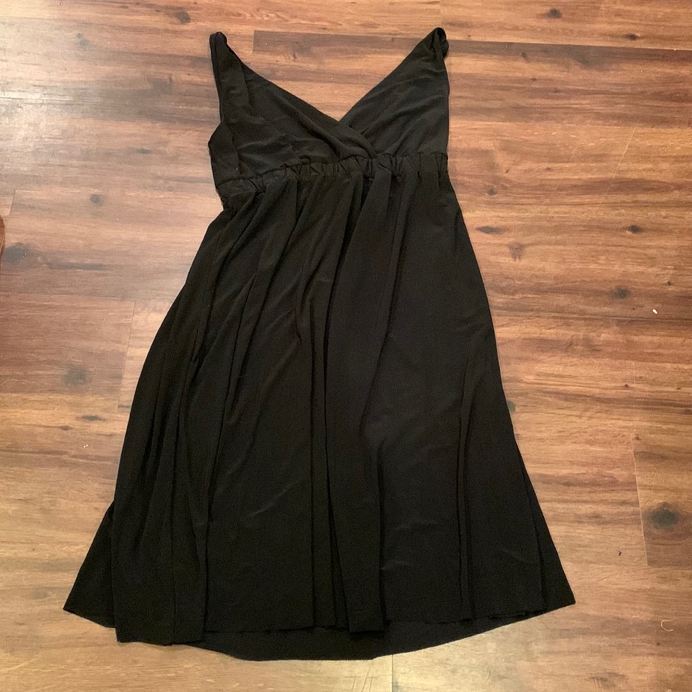 Woman’s black dress